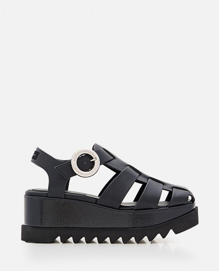 Stella McCartney Sandals Black Pe Pu Calcium Carbonate Wd