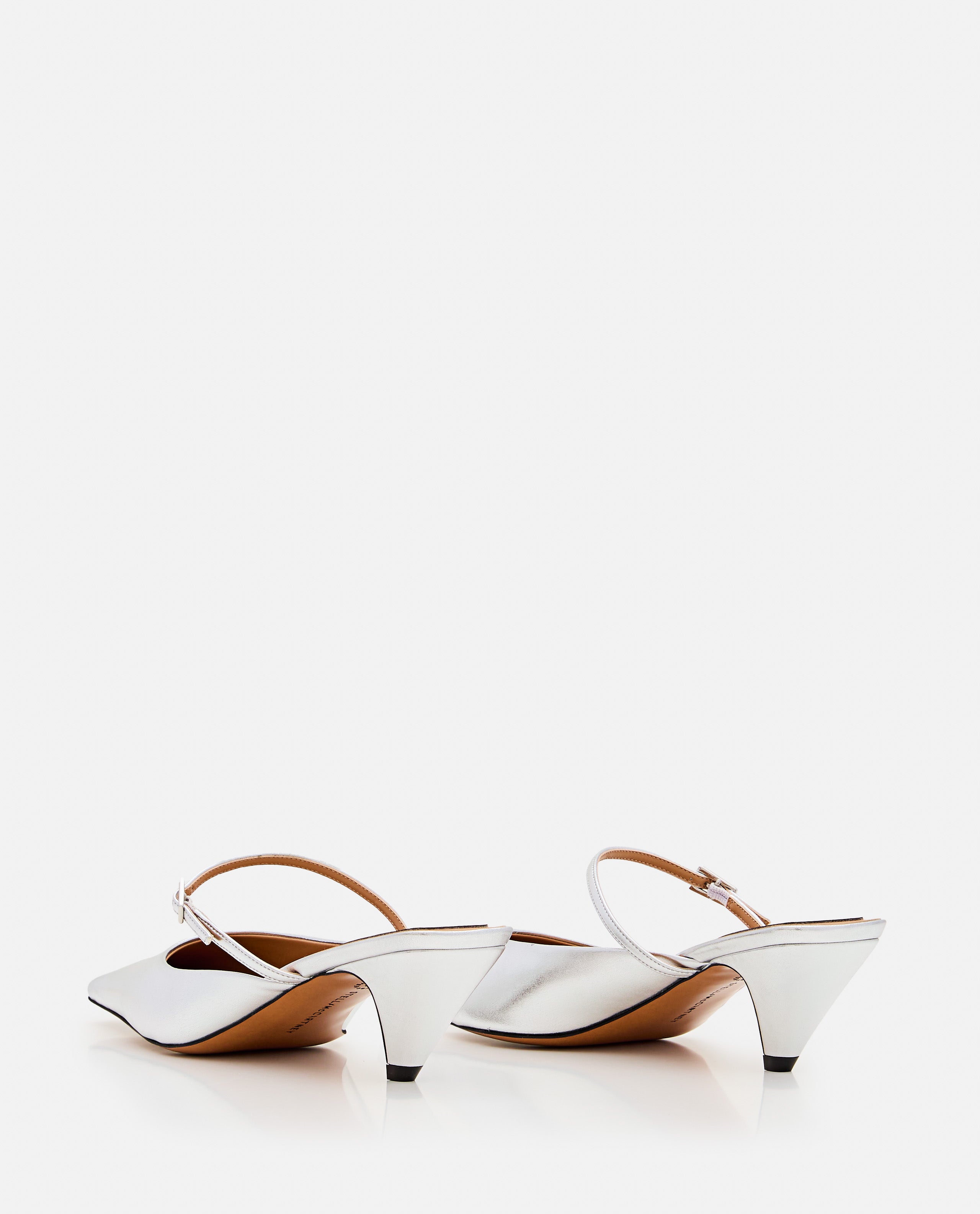 Stella McCartney With Heel Silver Eva Pl
