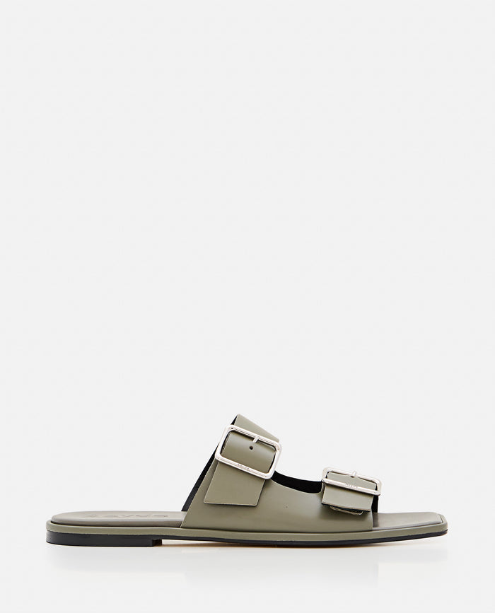 AEYDE Sandals Grey Calf Leather