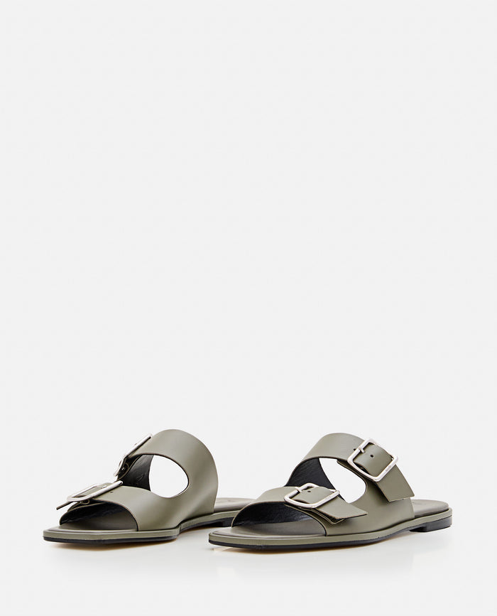 AEYDE Sandals Grey Calf Leather