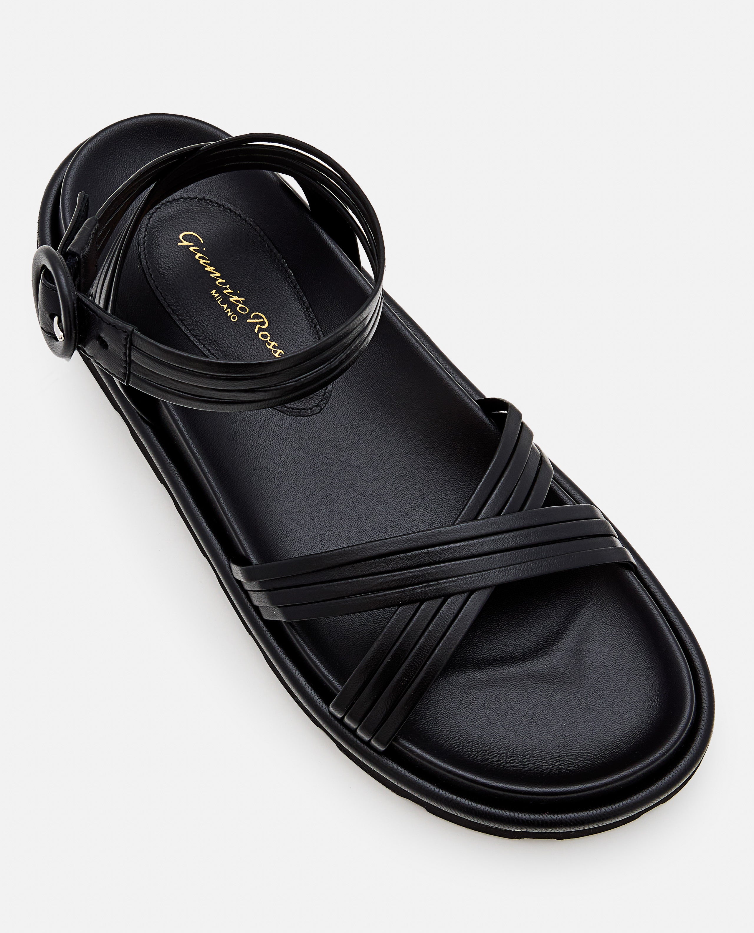 Gianvito Rossi Sandals Black Lamb Leather