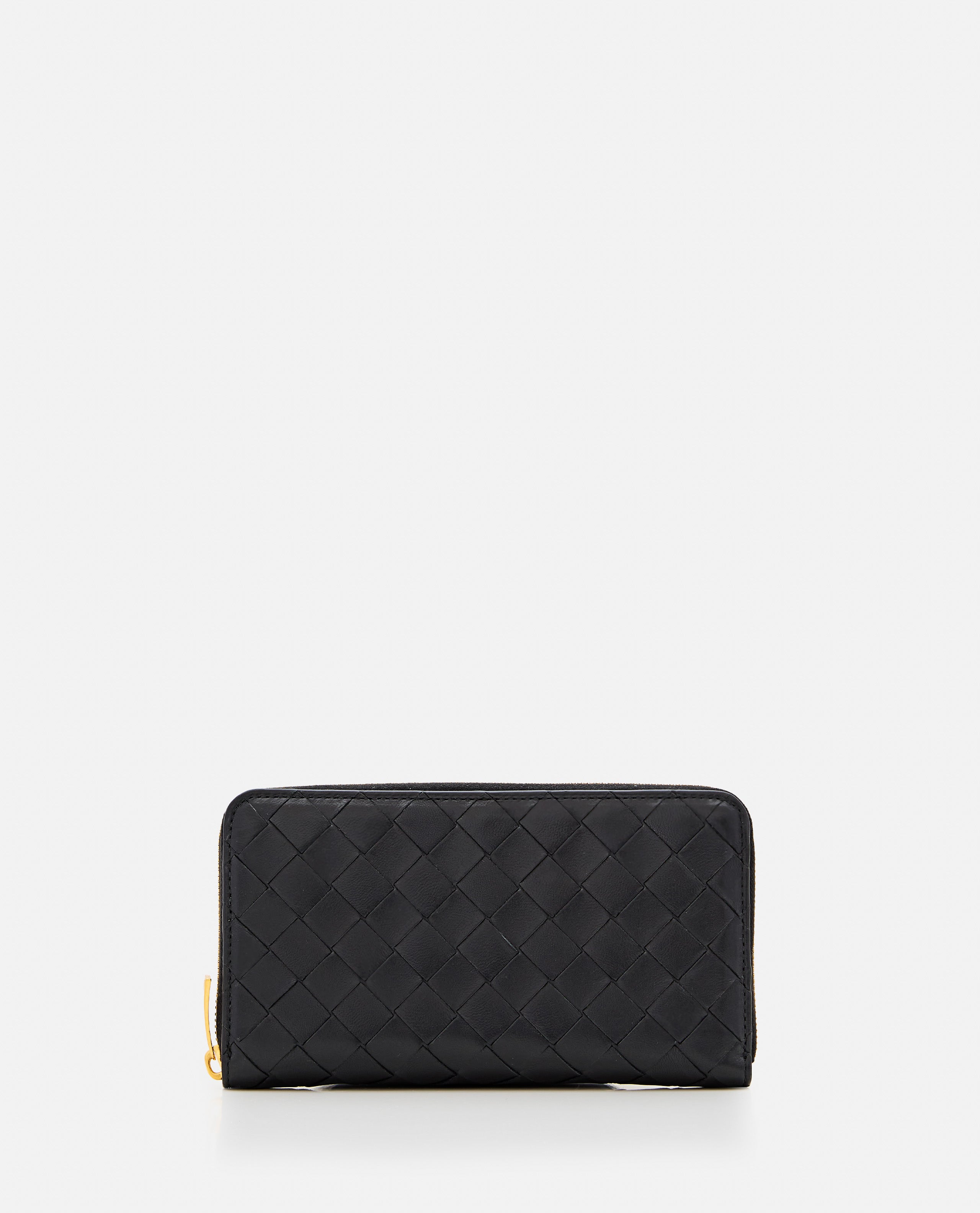 Bottega Veneta Wallets Black Lambskin Leather