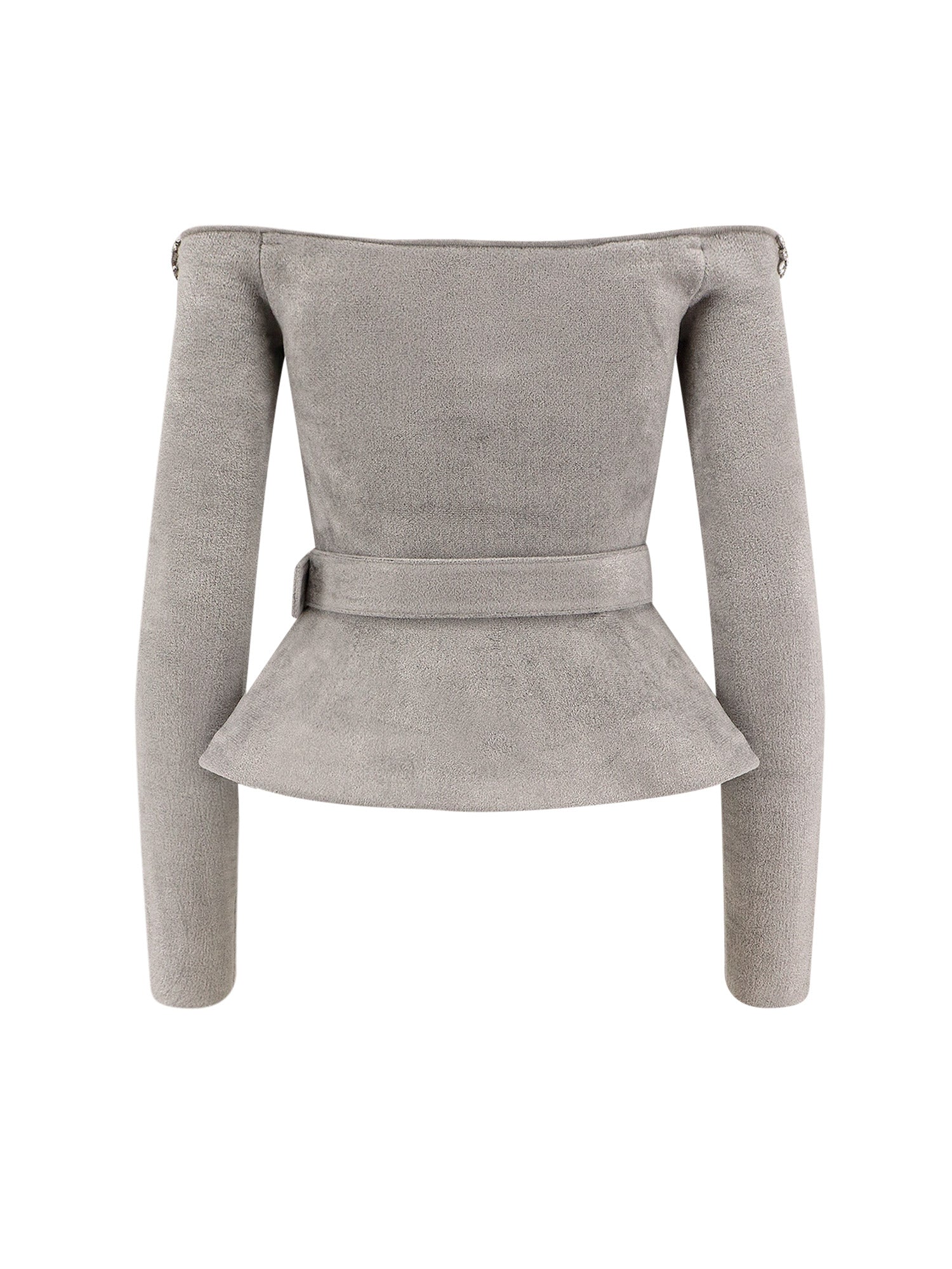 Self Portrait Sweaters Grey Chenille