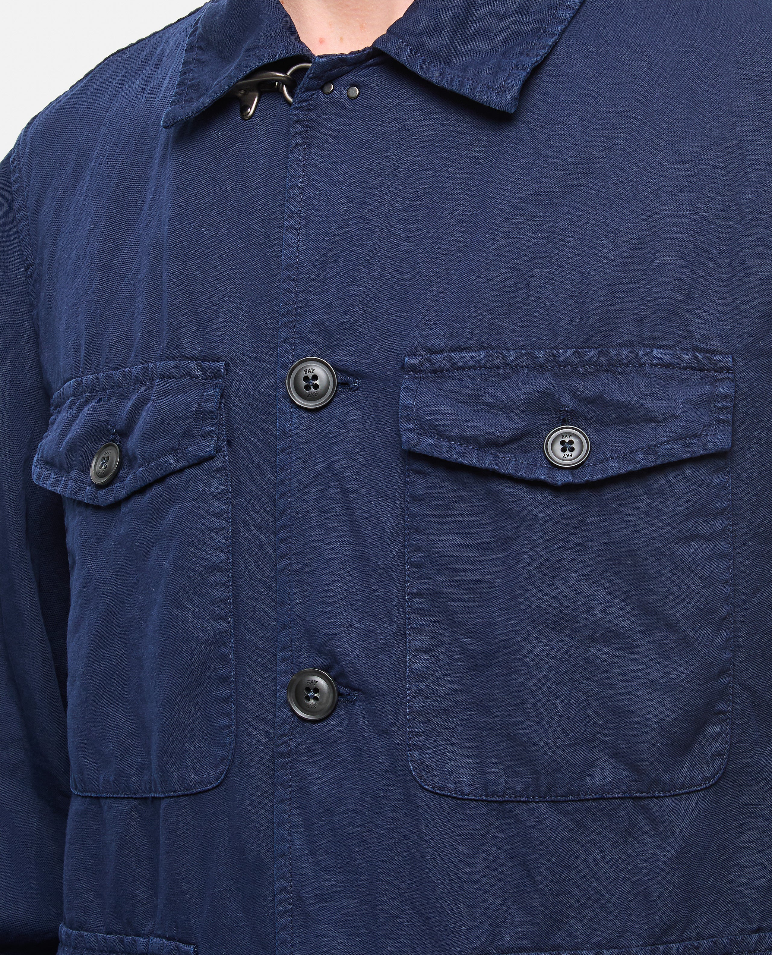 Fay Jackets Blue Co Li