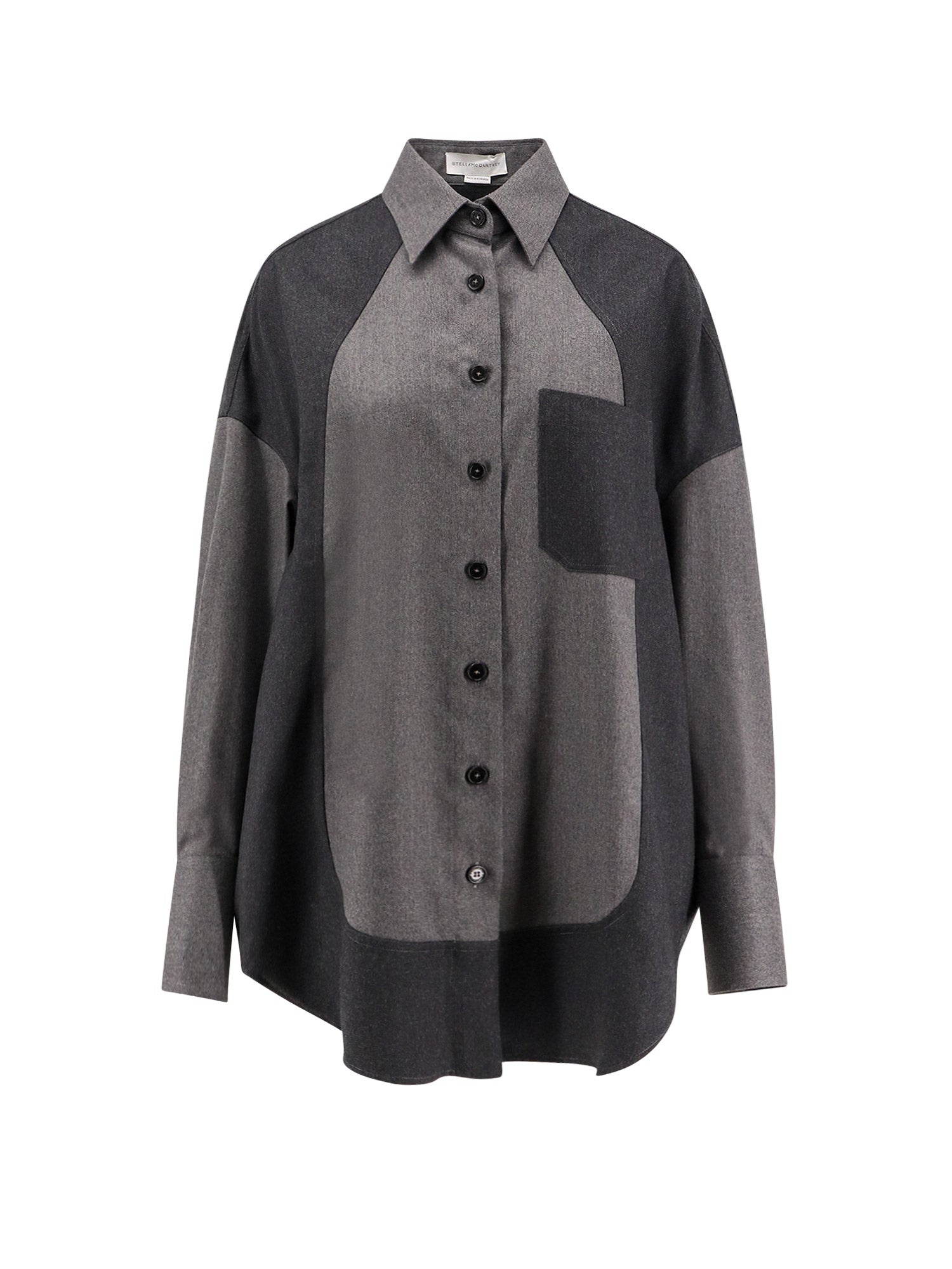 Stella McCartney Shirts Ash Grey Lana
