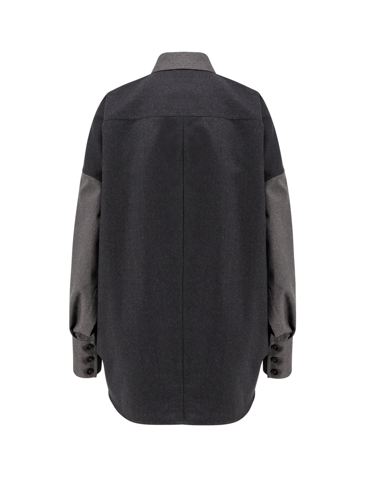 Stella McCartney Shirts Ash Grey Lana