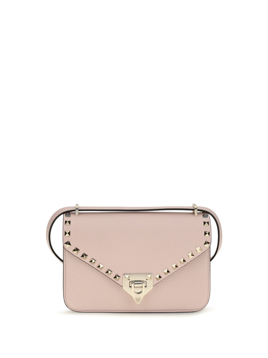 Shoulder Bag Rockstud Mini Rose Quartz Calf Leather (bos Taurus)