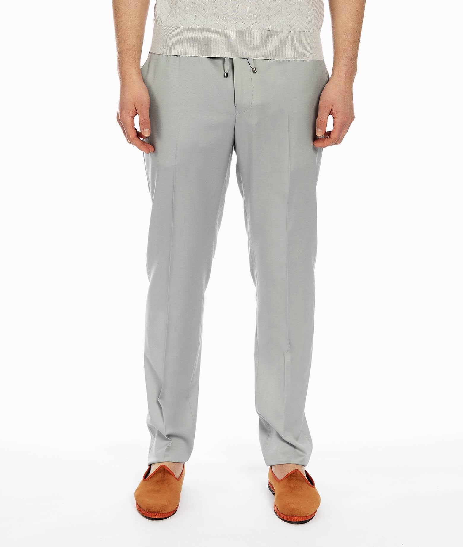 Wool Trousers Mauritius White Sportswear