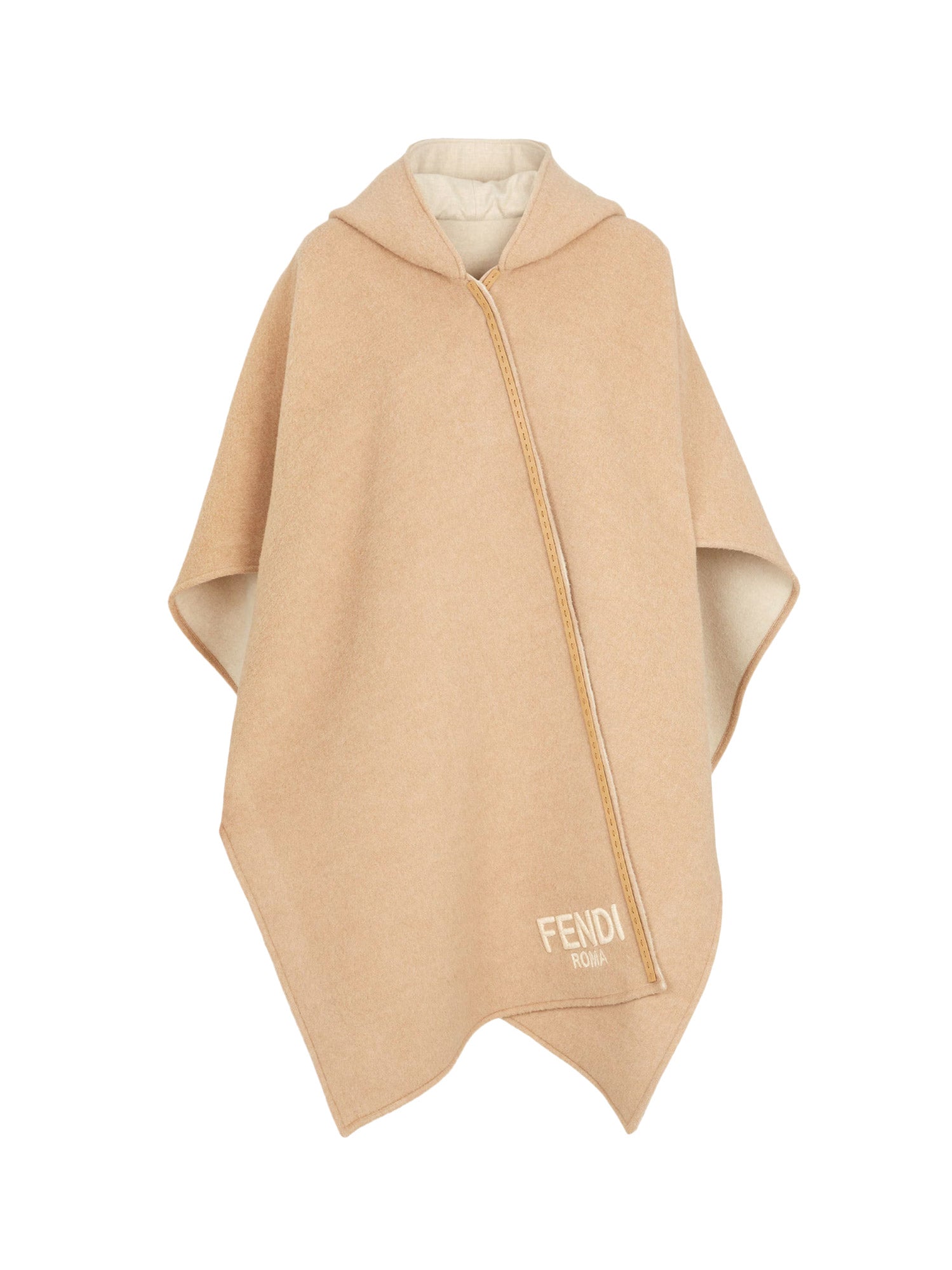 Fendi Coats Beige Lana Cashmere