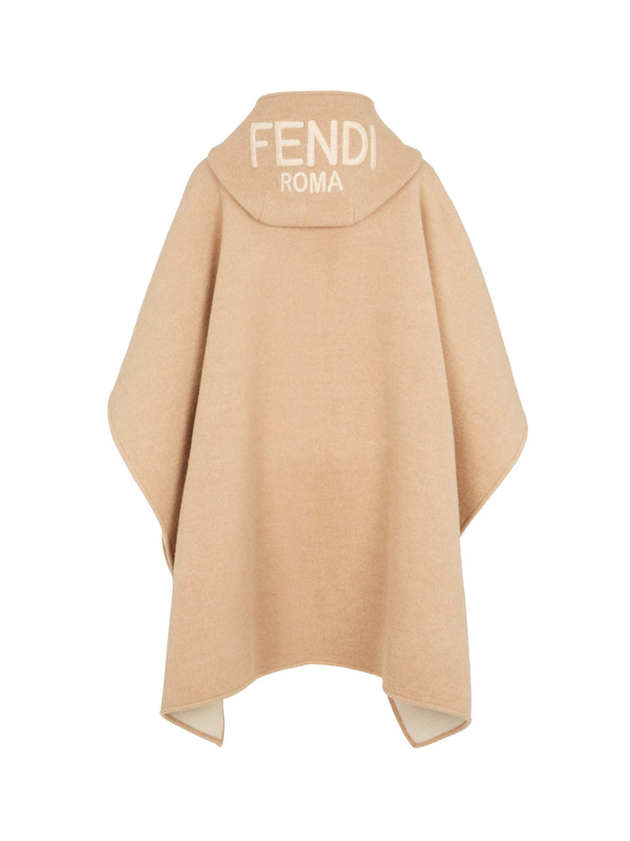 Fendi Coats Beige Lana Cashmere