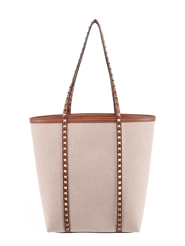 Valentino Garavani Bags Brown Canvas/pelle