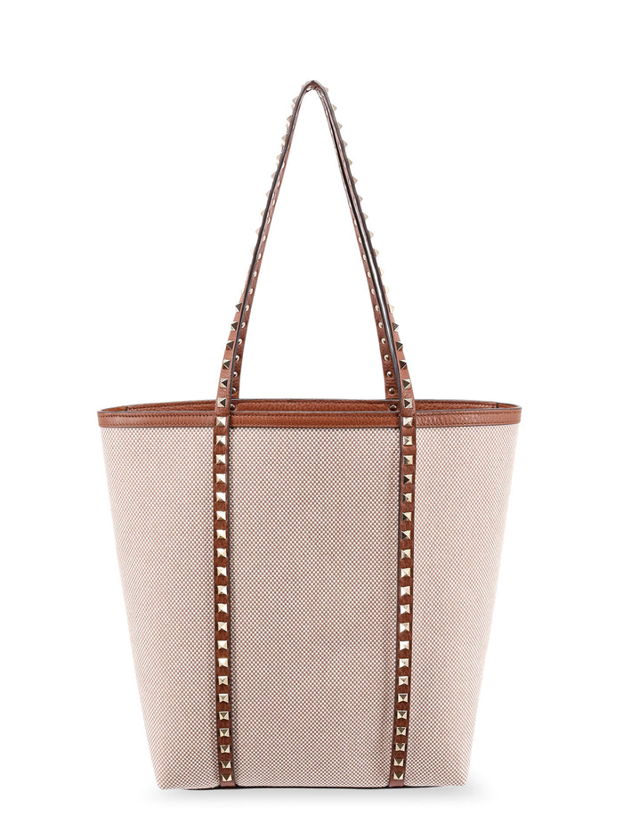 Valentino Garavani Bags Brown Canvas/pelle