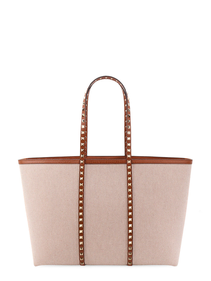 Valentino Garavani Bags Beige Canvas / Pelle