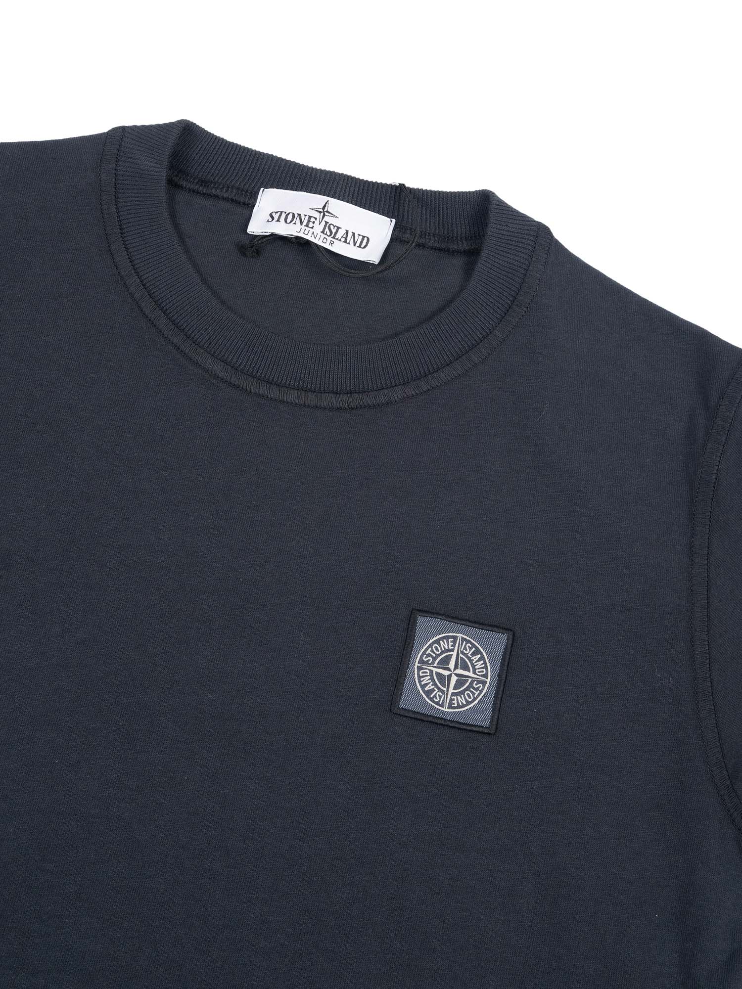 T-Shirt Blue Cotton Short Sleeves