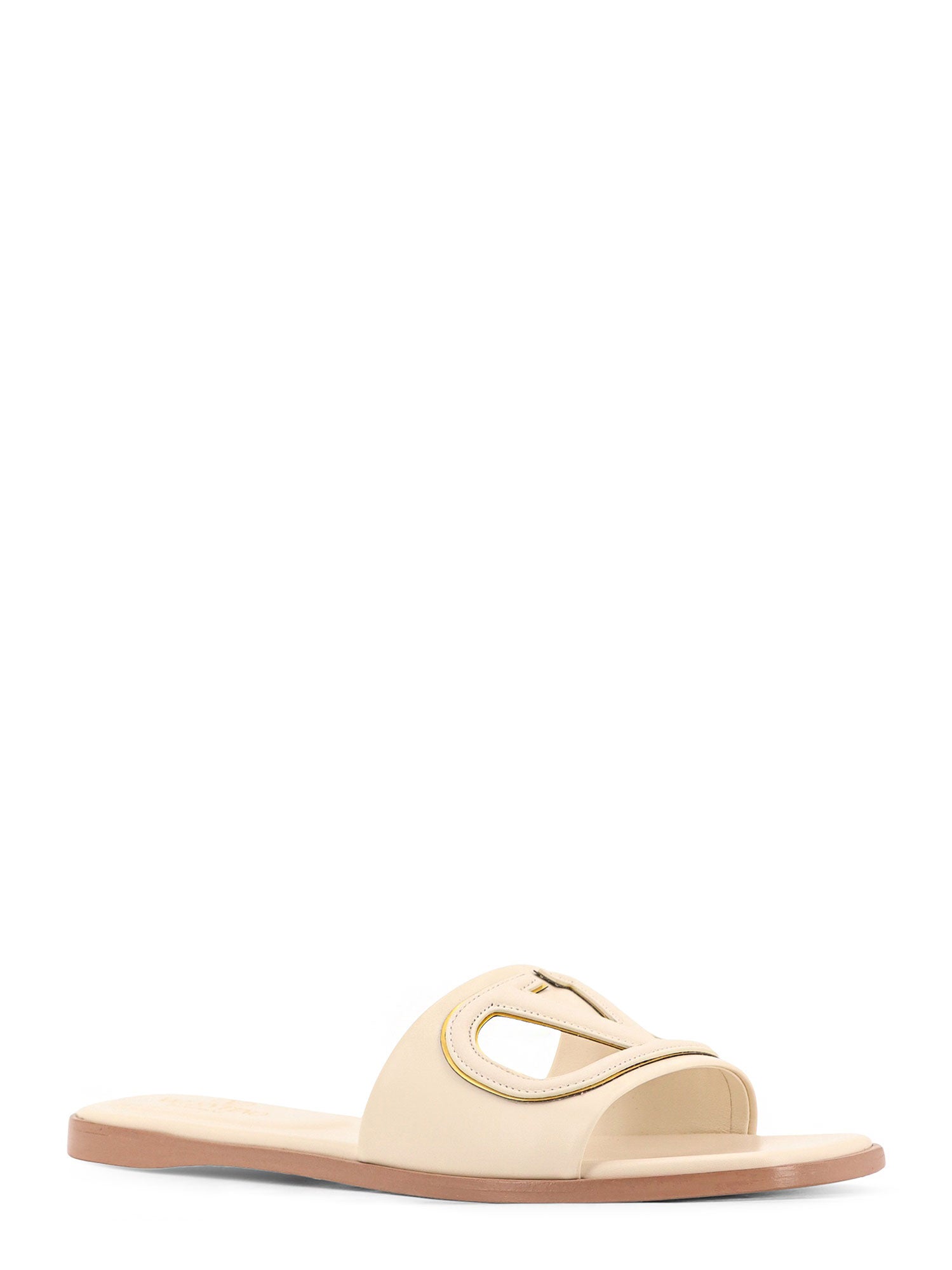 Valentino Garavani Sandals Yellow Pelle
