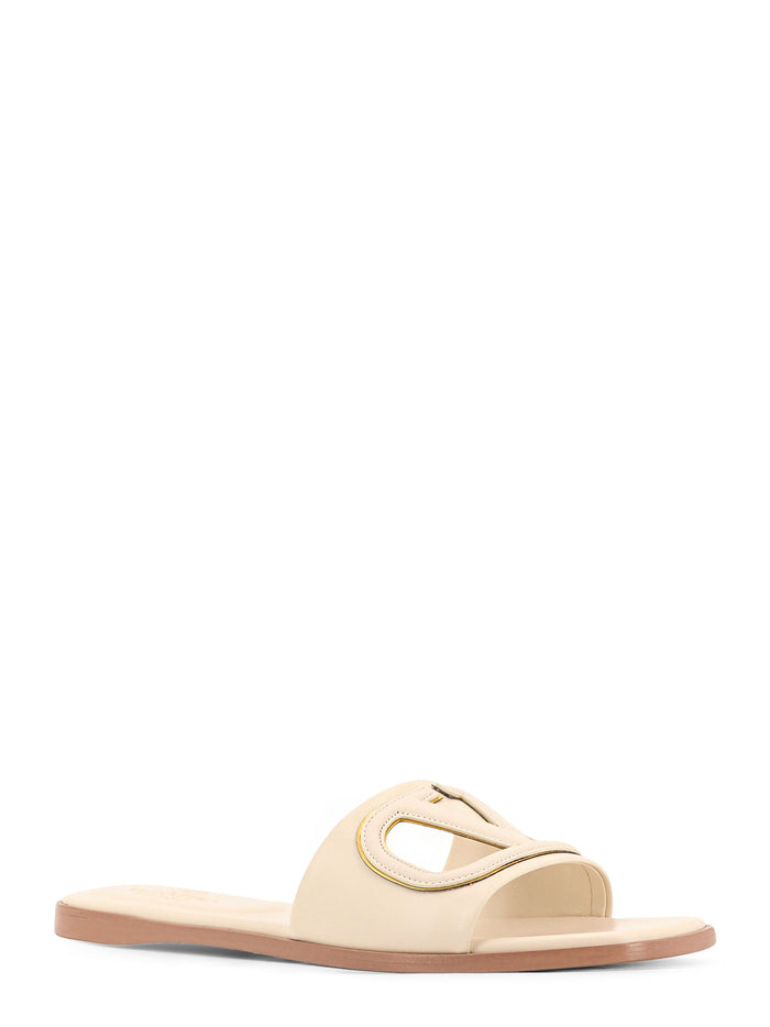 Valentino Garavani Sandals Yellow Pelle