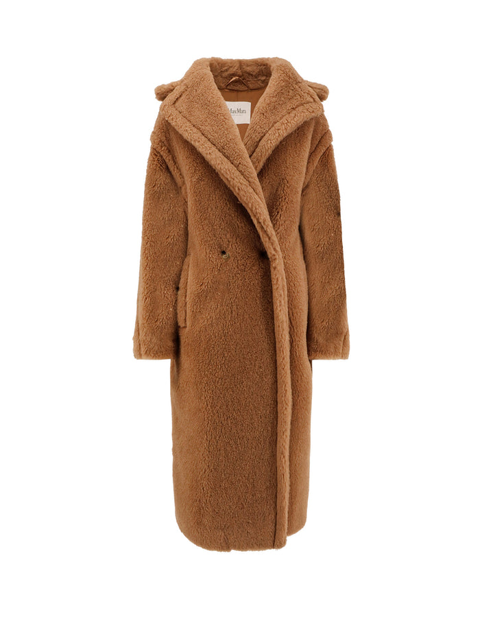 Max Mara Coats Camel Cammello Seta