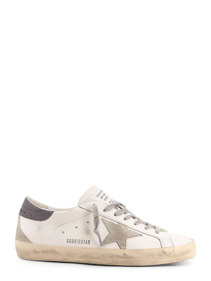 Golden Goose Sneakers White Ice Dark Gray Pelle
