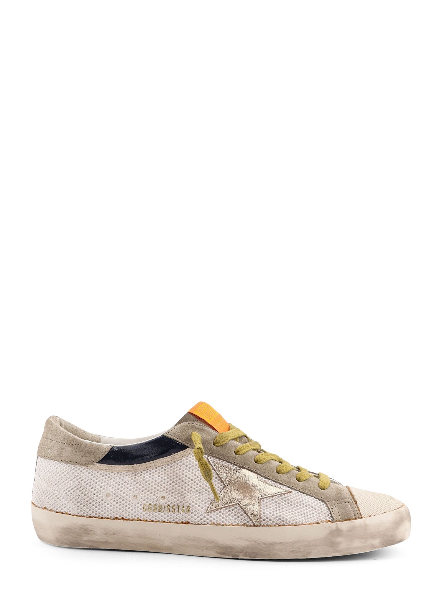 Golden Goose Sneakers White Mesh/suede