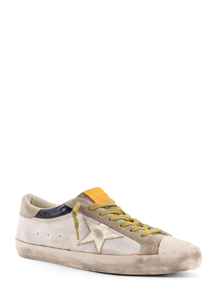 Golden Goose Sneakers White Mesh/suede