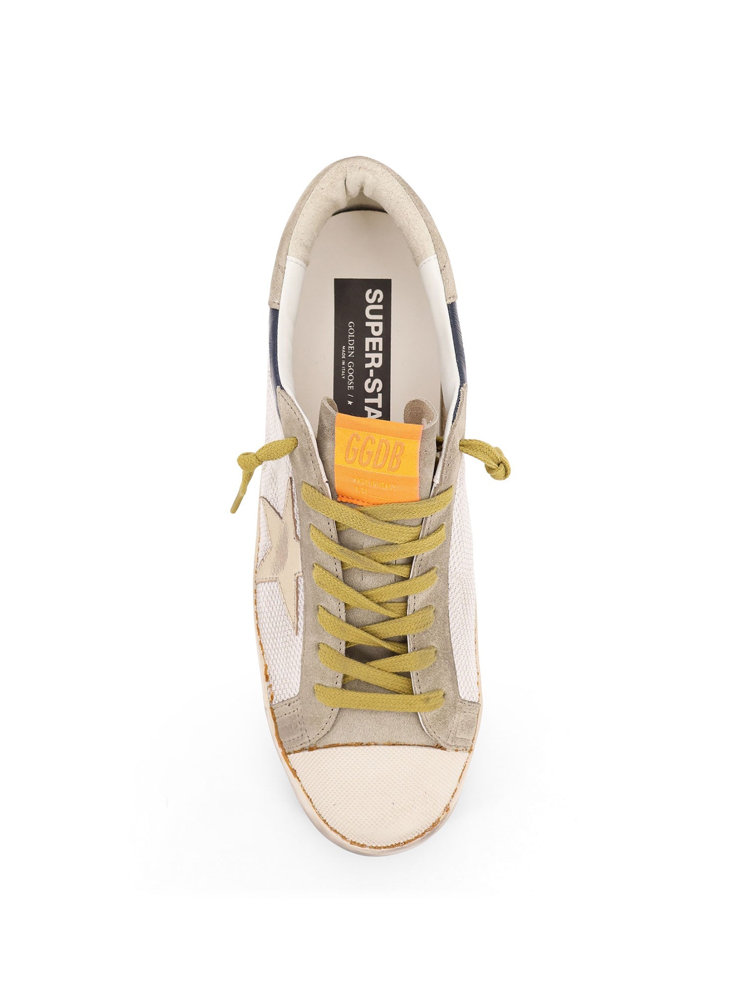 Golden Goose Sneakers White Mesh/suede