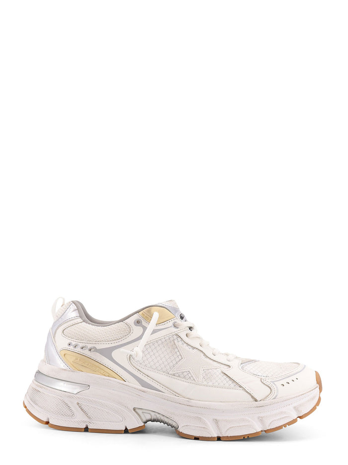 Golden Goose Sneakers White Mesh/pelle