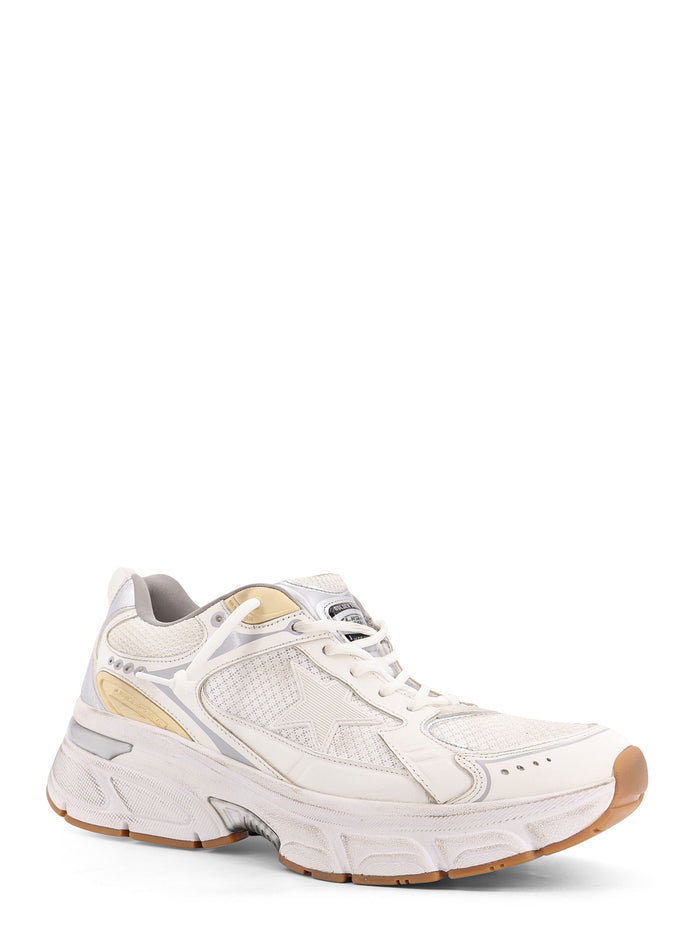 Golden Goose Sneakers White Mesh/pelle