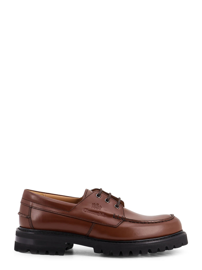 Churchs Flat Shoes Burnt Pelle