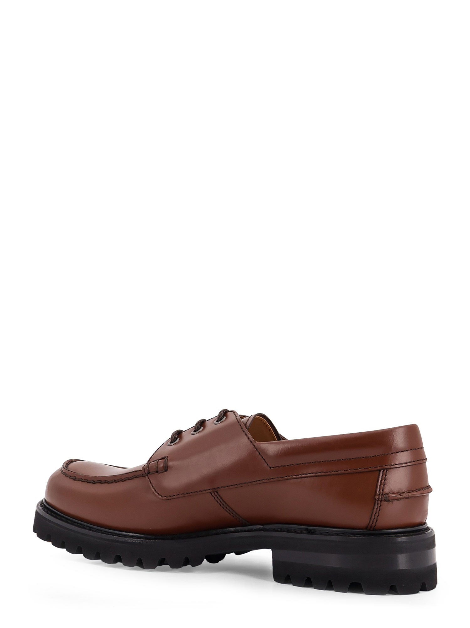 Churchs Flat Shoes Burnt Pelle