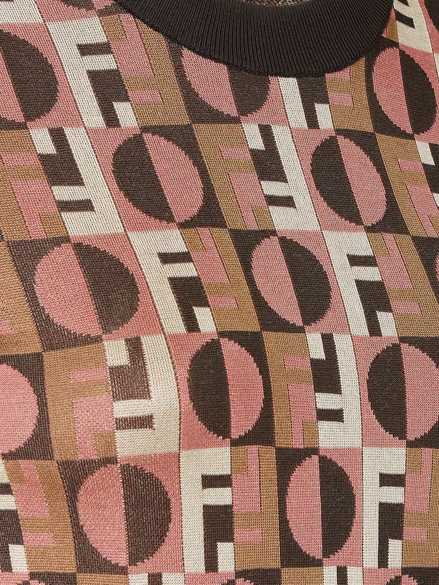 Fendi Sweaters Pink Viscosa Poliammide Elastan