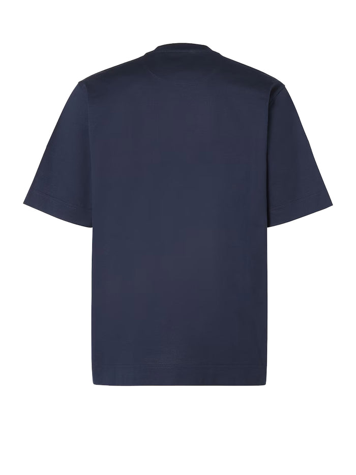 Fendi T-Shirts And Polos Bludark Cotone