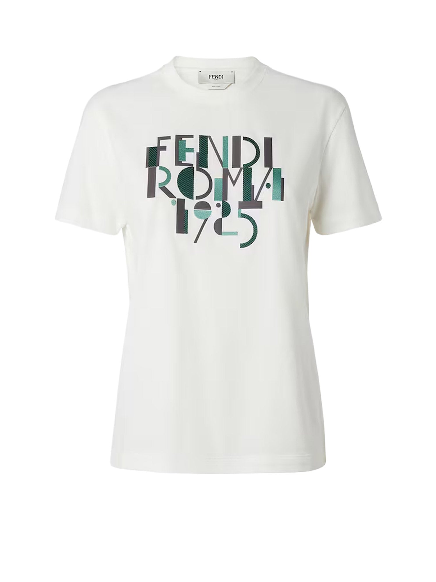 Fendi T-Shirts And Polos Offwhite Cotone