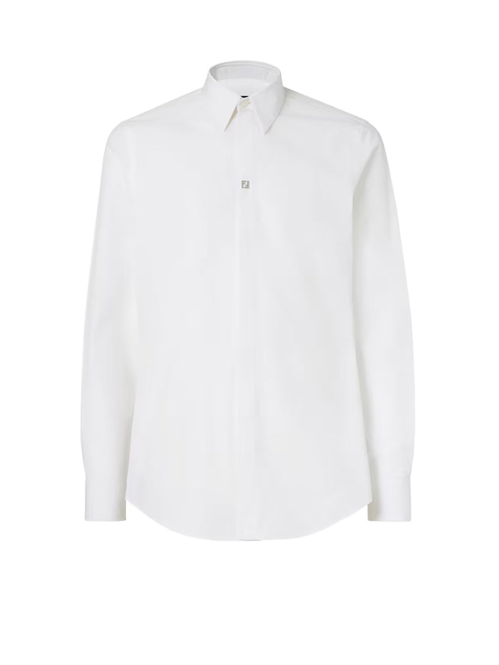 Fendi Shirts White Cotone