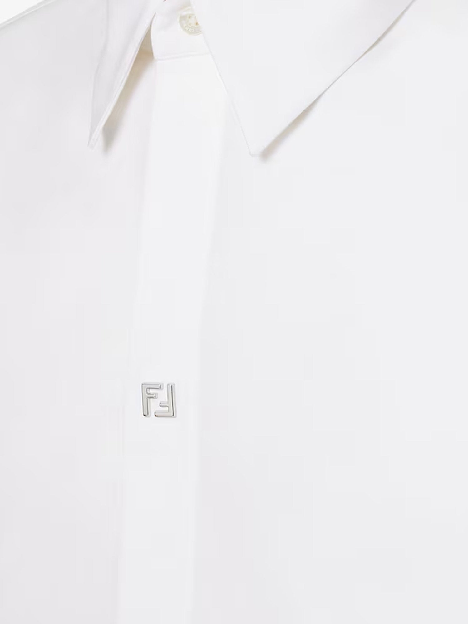 Fendi Shirts White Cotone