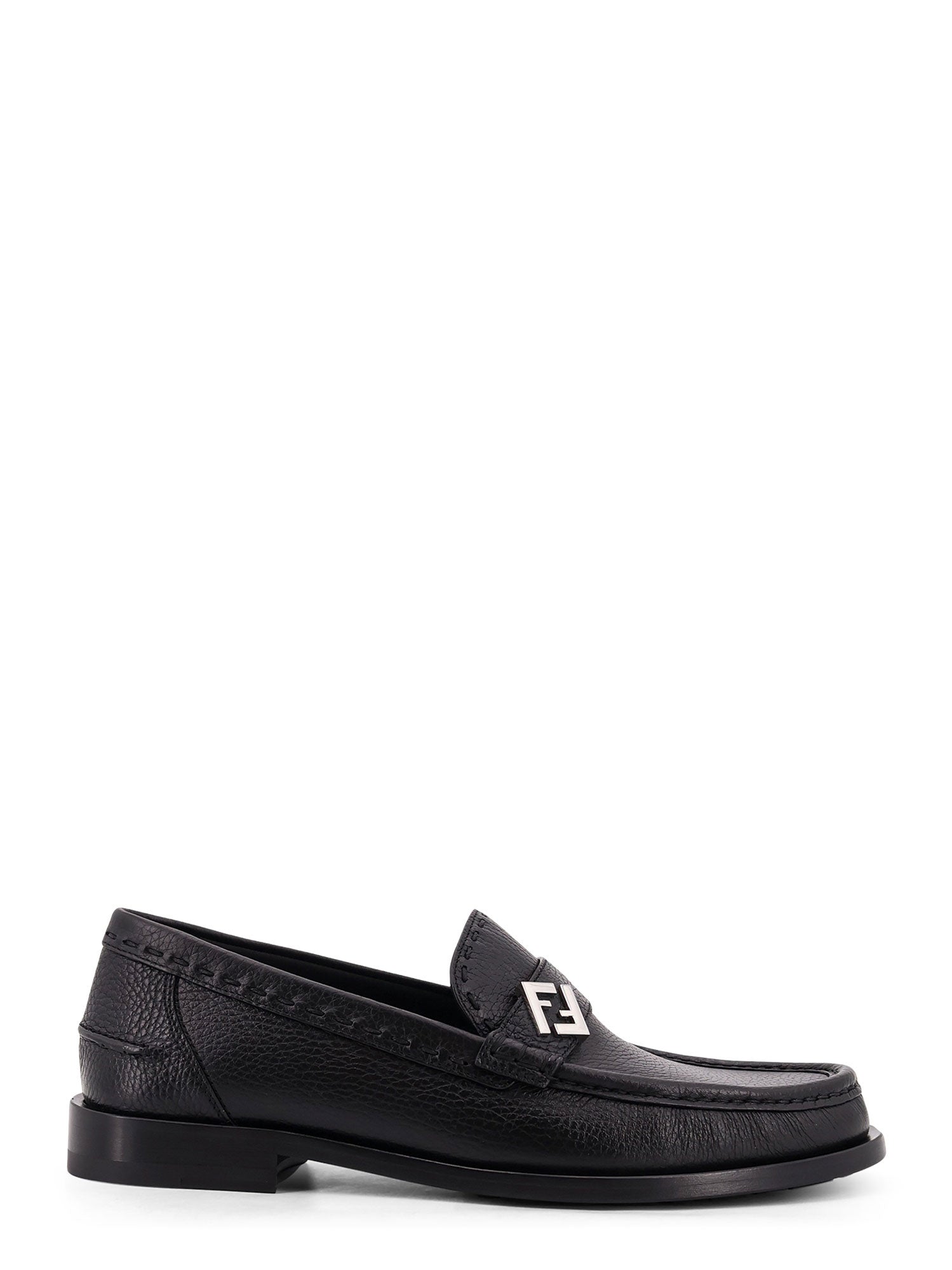 Fendi Flat Shoes Black Pelle