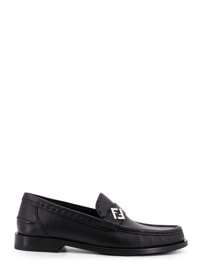 Fendi Flat Shoes Black Pelle
