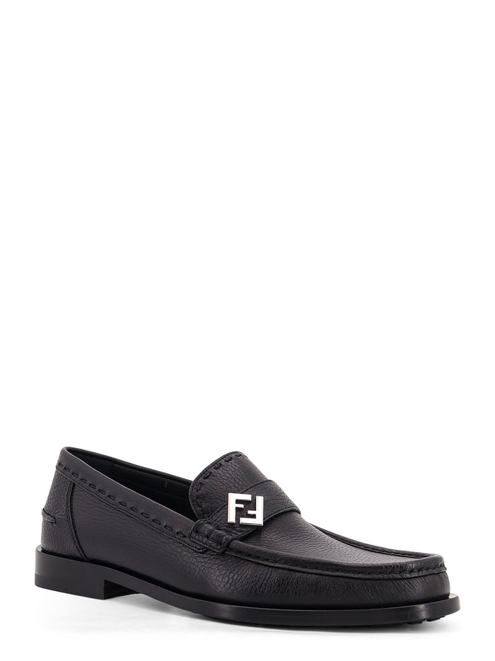 Fendi Flat Shoes Black Pelle
