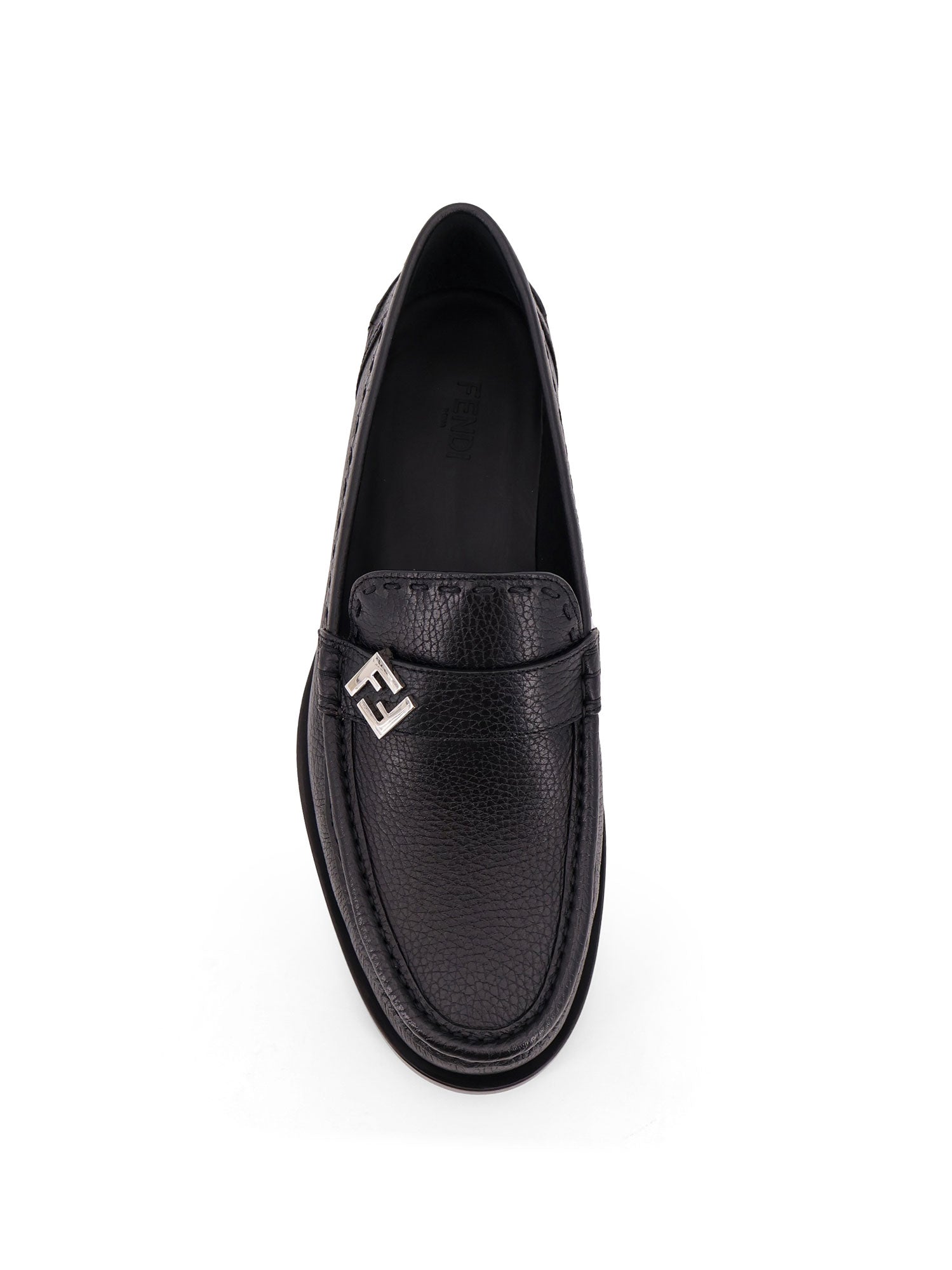 Fendi Flat Shoes Black Pelle