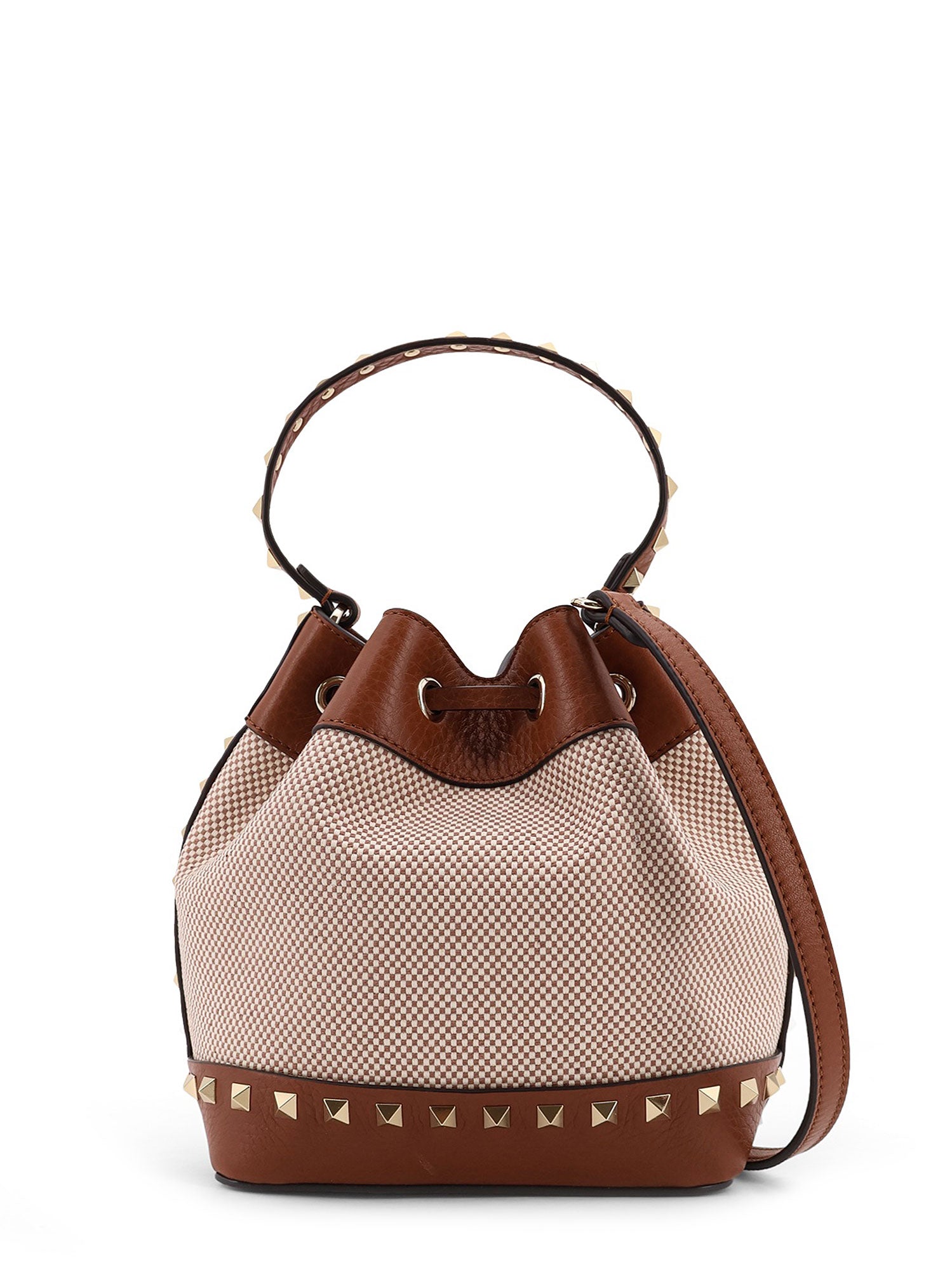 Valentino Garavani Bags Brown Canvas/ Pelle