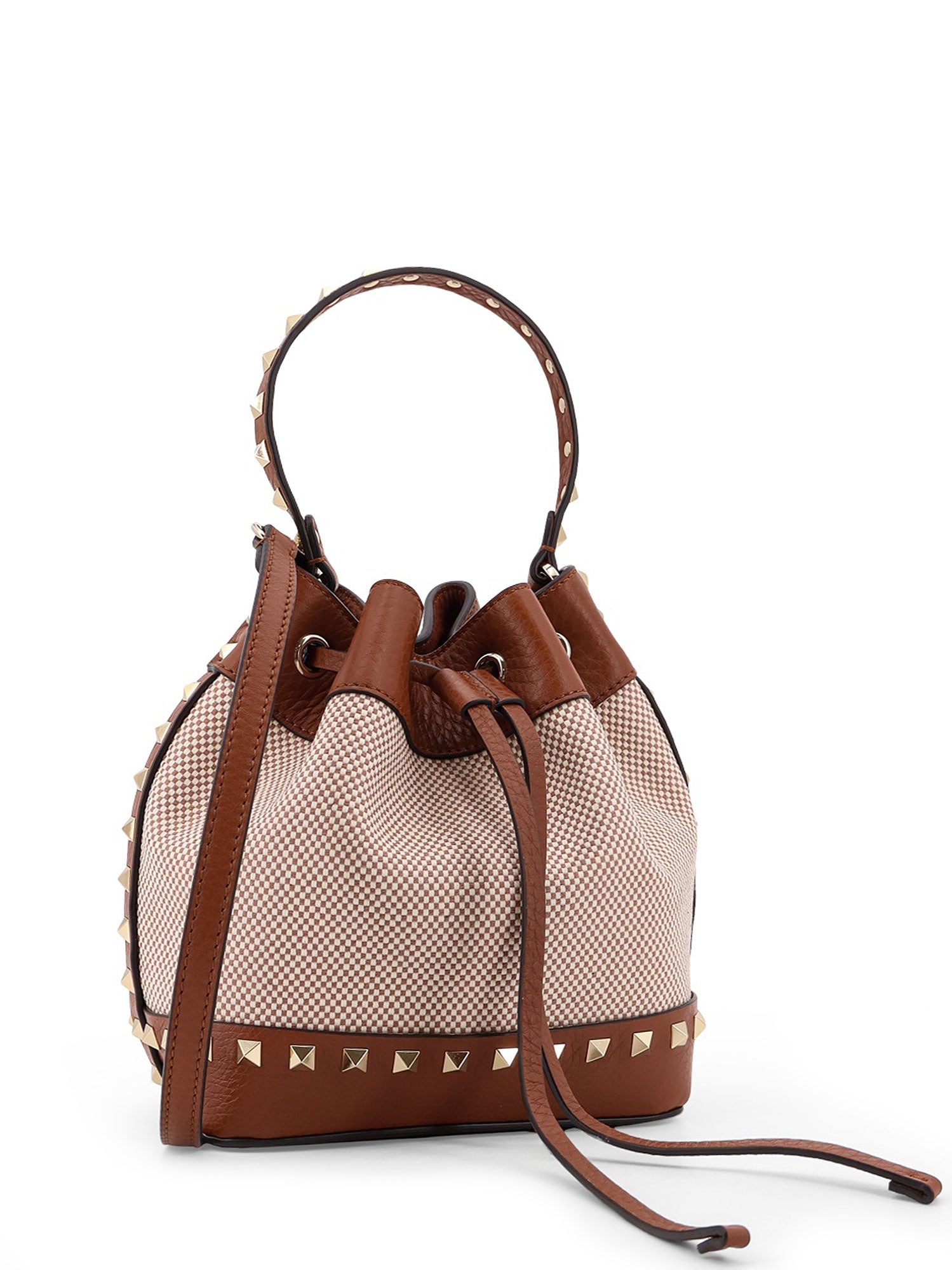 Valentino Garavani Bags Brown Canvas/ Pelle