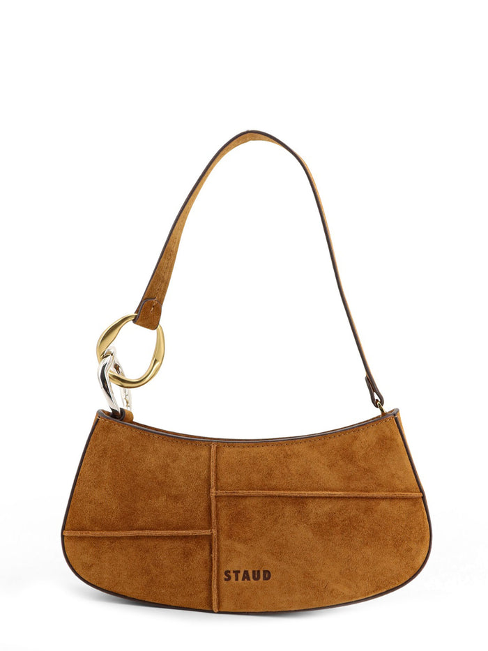 Staud Bags Brown Suede