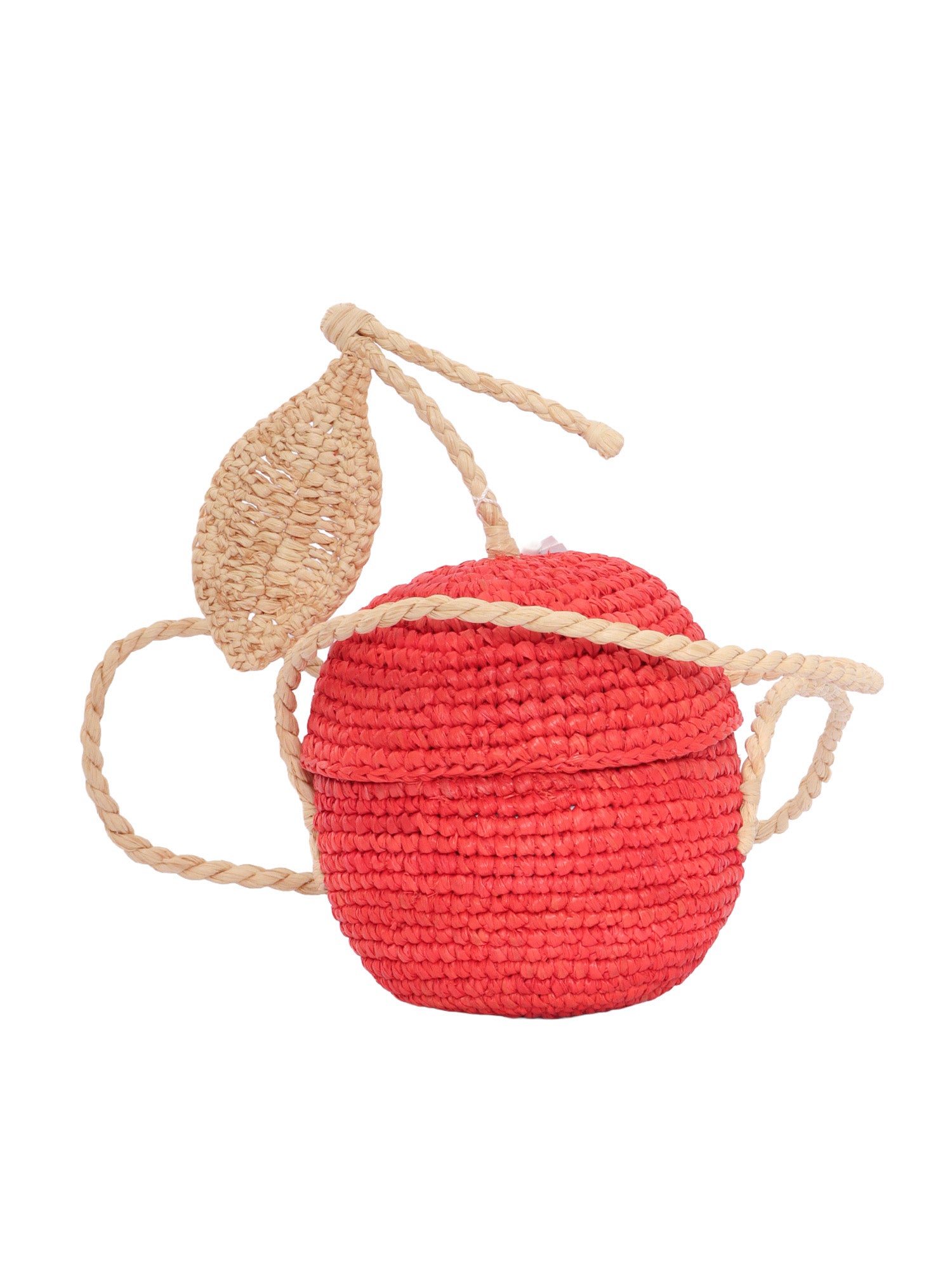 Laney Bag Red Raffia Handbag