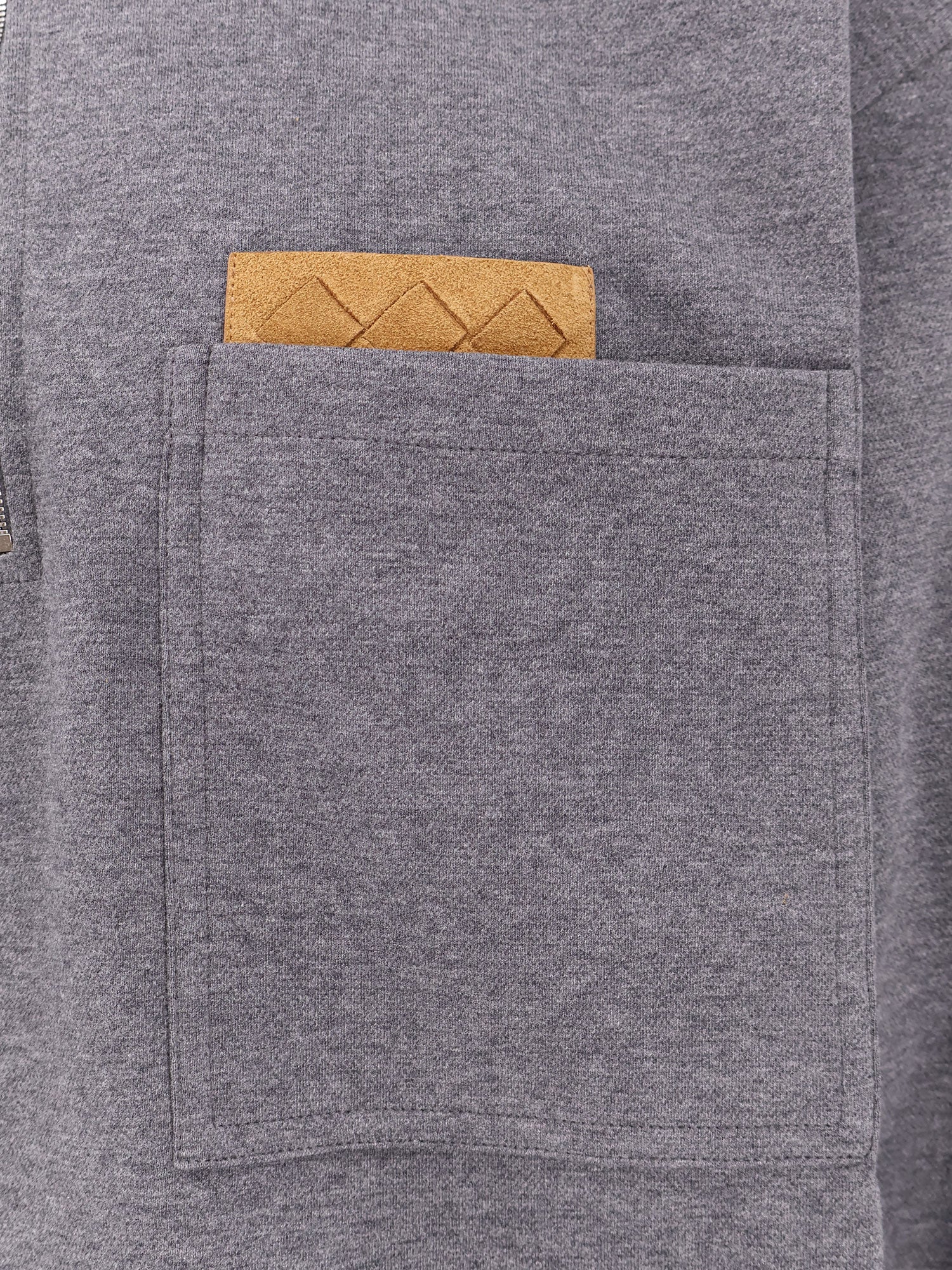 Bottega Veneta Sweaters Dark Grey Melange Cotone