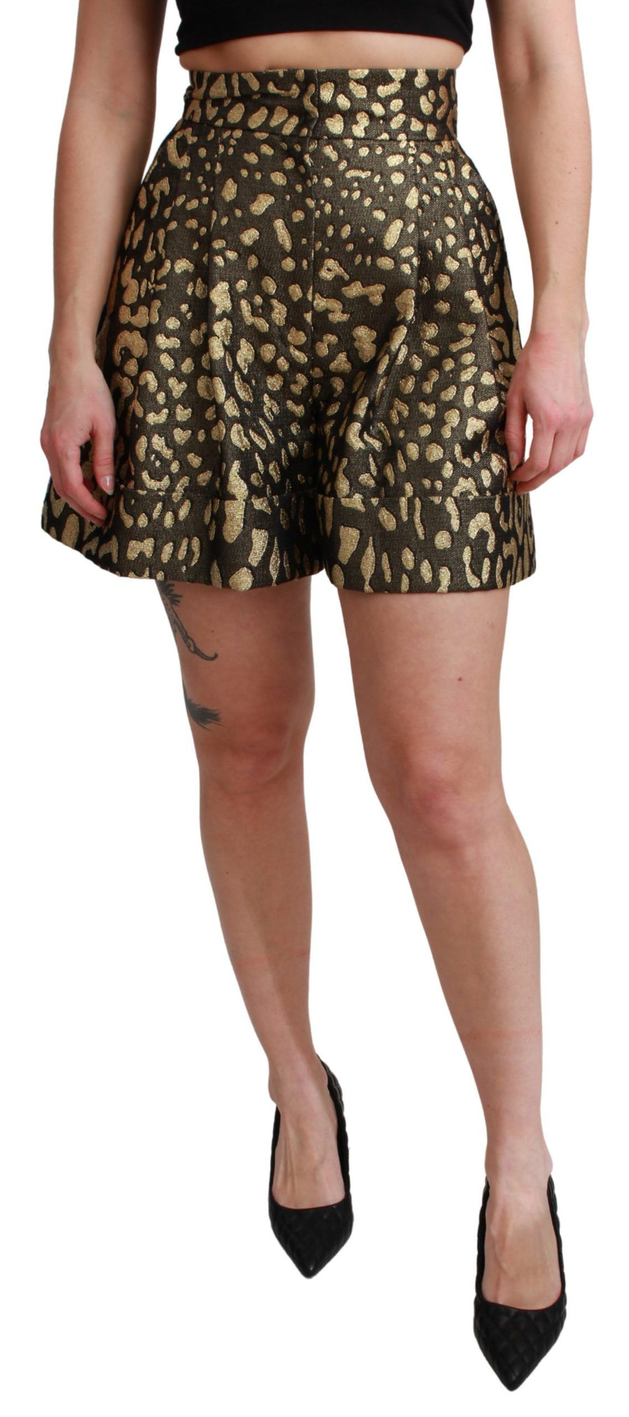 Dolce & Gabbana 52% Cotton shorts in black