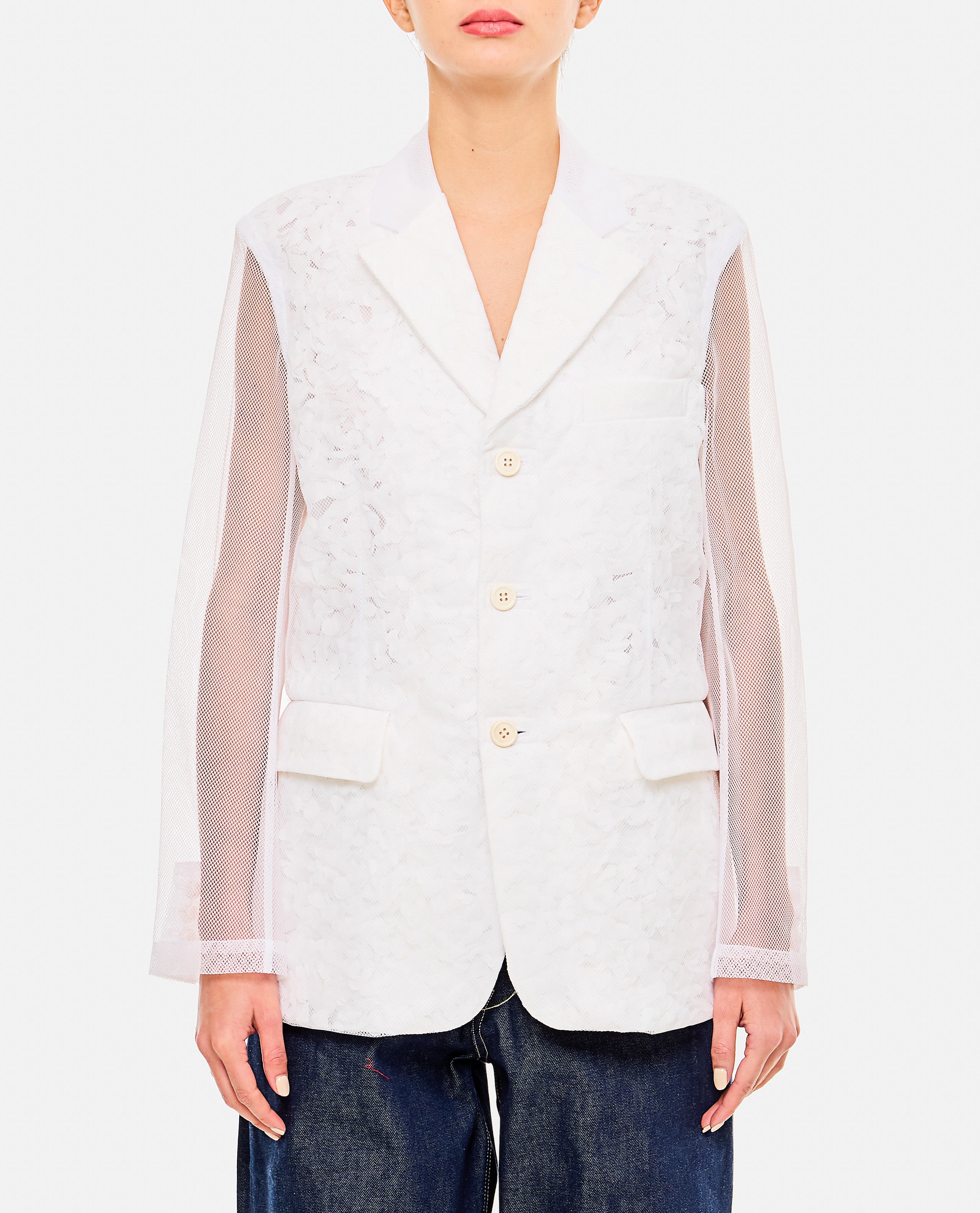 Comme Des Garcons Jackets White