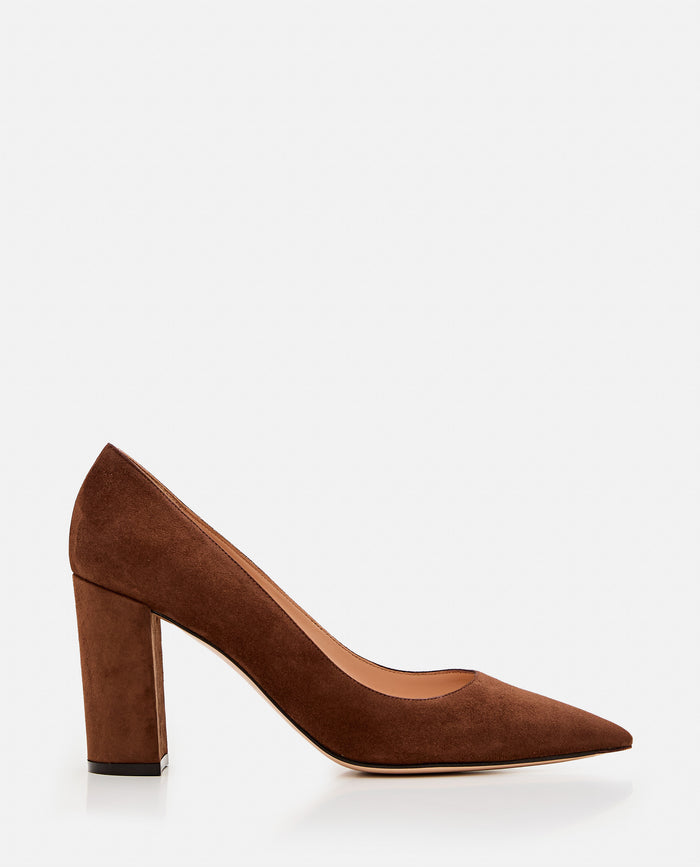 Gianvito Rossi With Heel Brown Leather