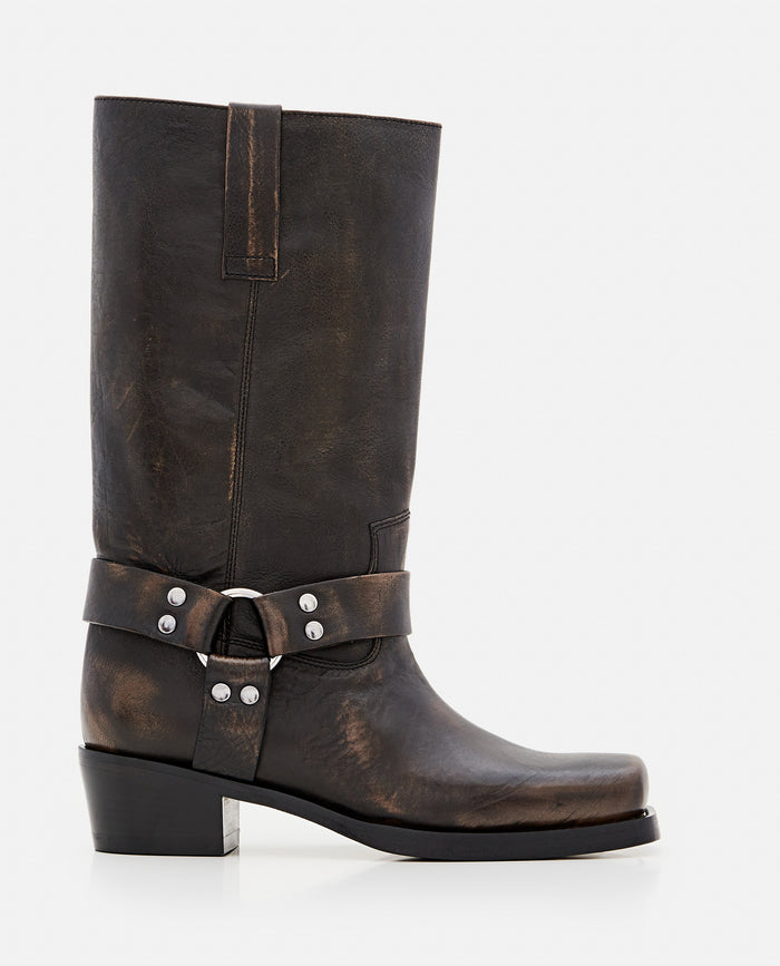 Paris Texas Boots Brown Calf Leather