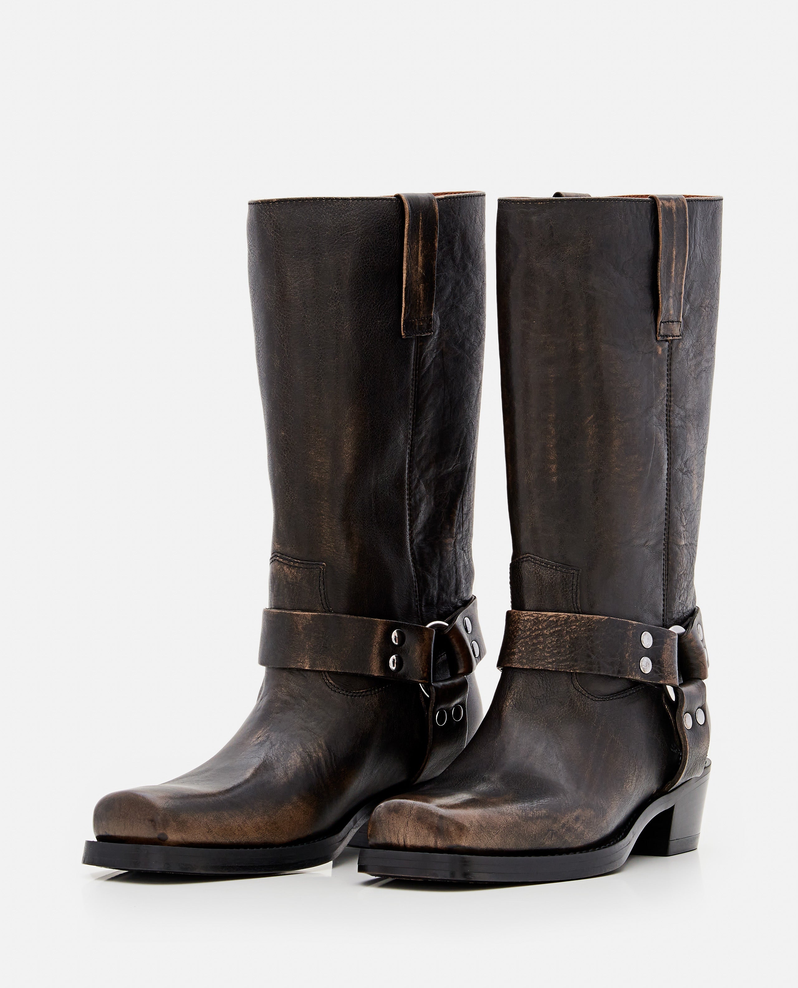 Paris Texas Boots Brown Calf Leather