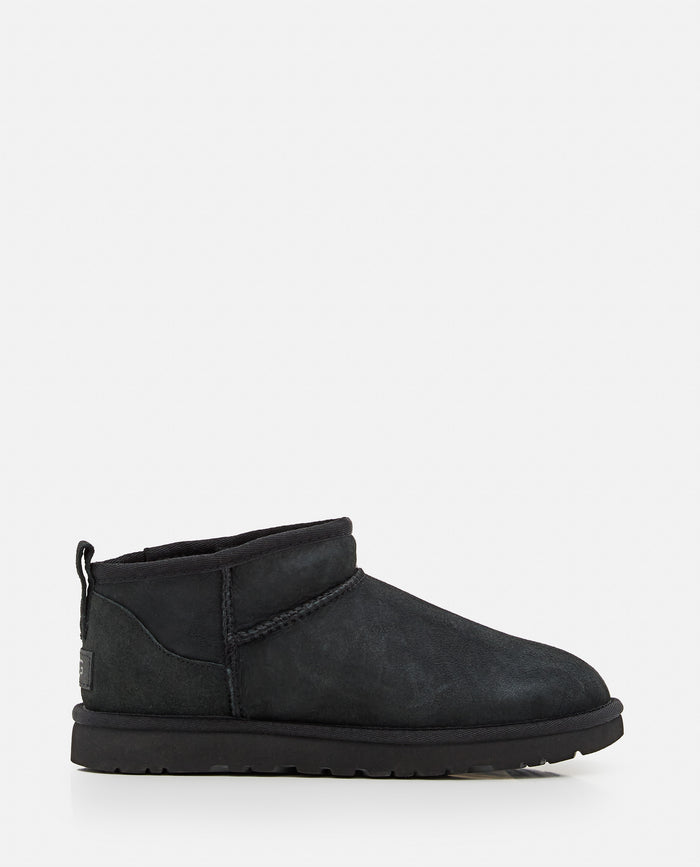 UGG Boots Black Leather Twinface