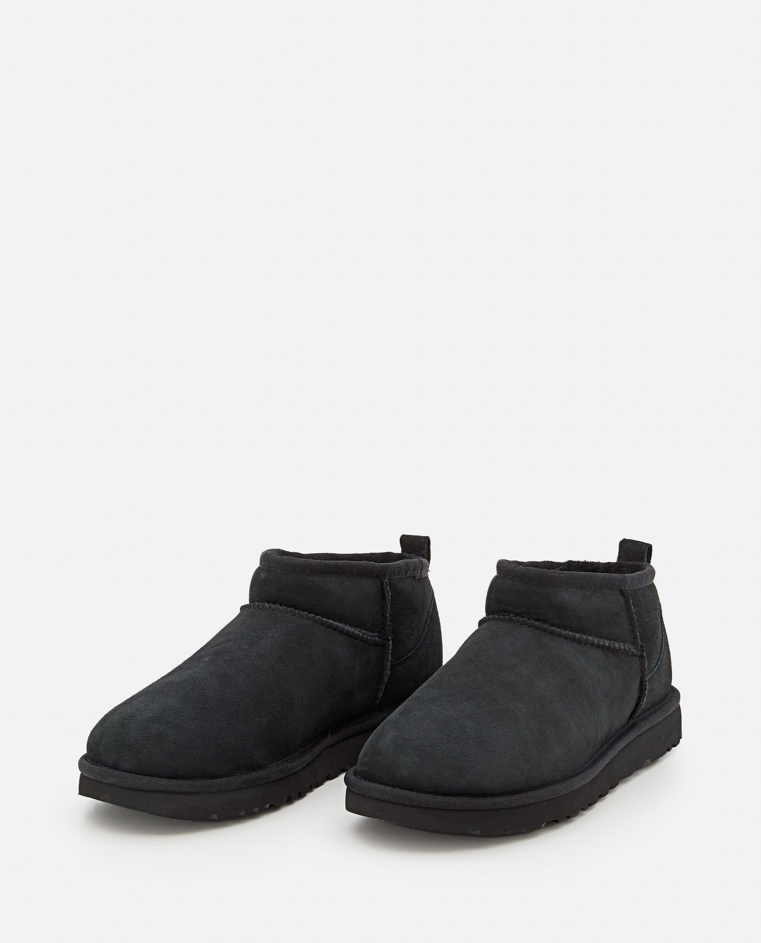 UGG Boots Black Leather Twinface